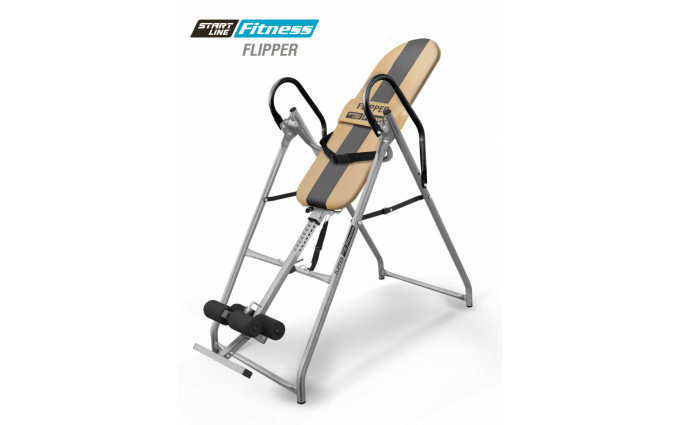 Инверсионный стол FLIPPER бежево-серый c подушкой Инверсионный стол FLIPPER бежево-серый c подушкой